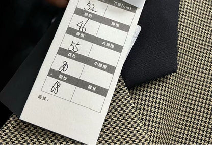 Givenchy Houndstooth Blazer With Lock Closure