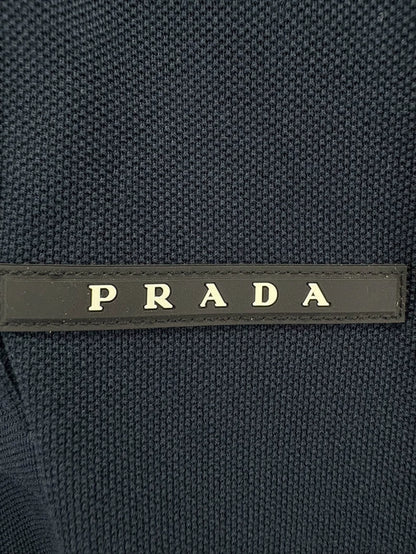 Prada Navy Blue Polo Shirt Size L