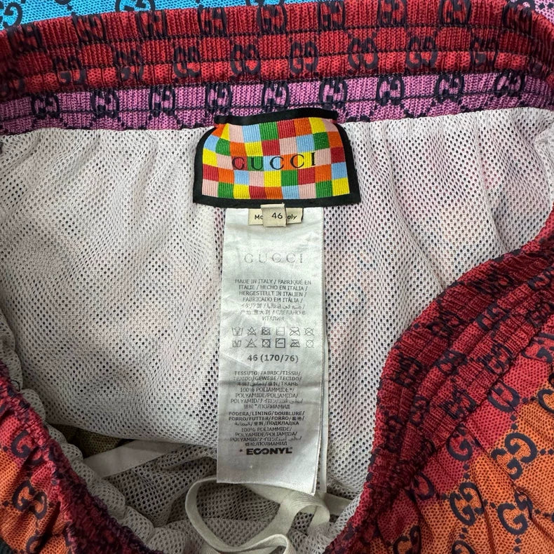 Gucci Rainbow Striped Double G Shorts-yf