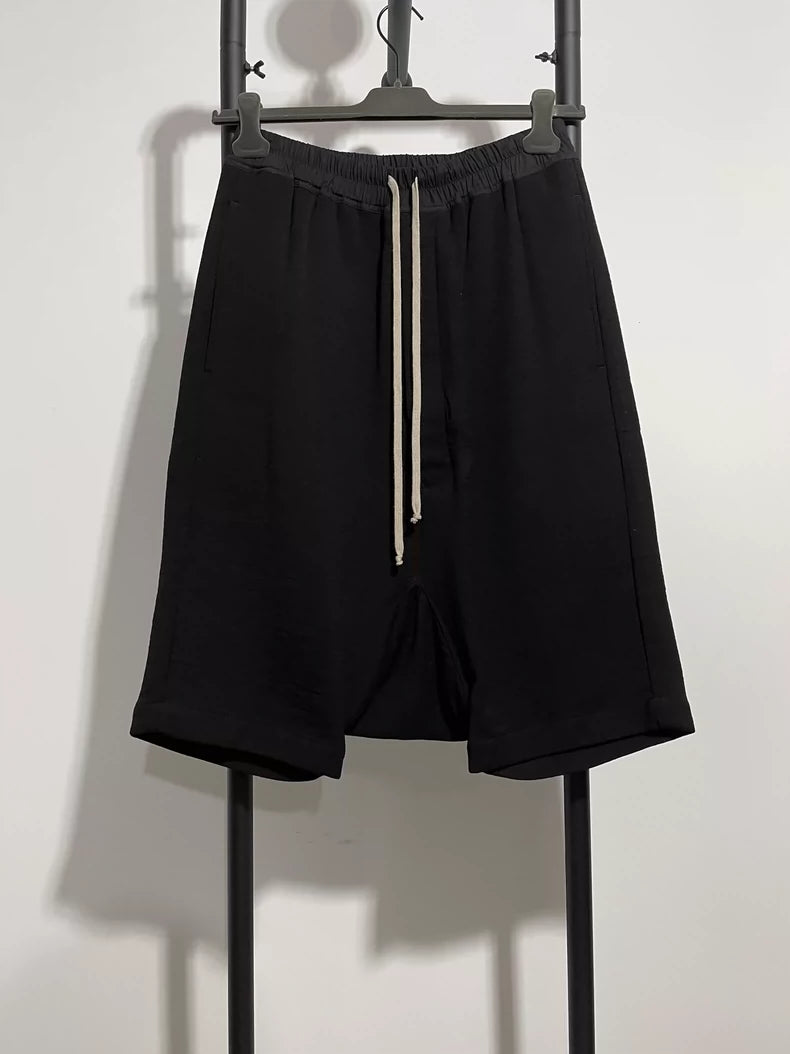 Rick Owens Black Shorts