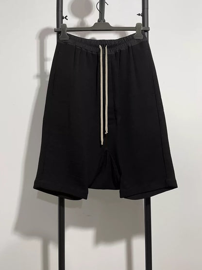 Rick Owens Black Shorts