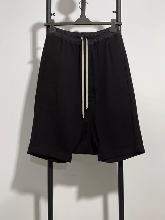 Rick Owens Black Shorts
