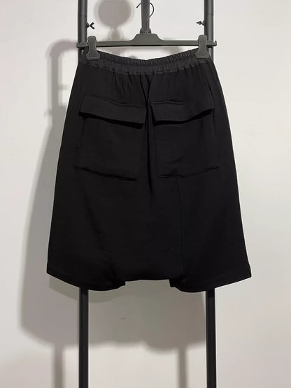 Rick Owens Black Shorts