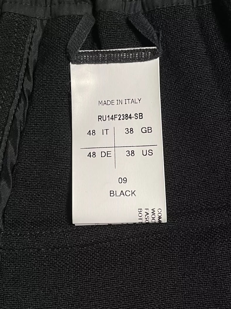 Rick Owens Black Shorts