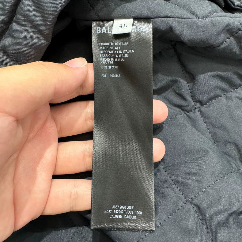 Balenciaga Embroidered Cotton Jacket-zp