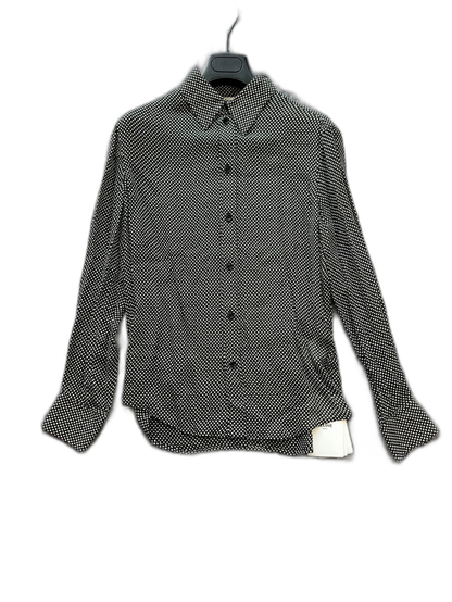 Celine Black and White Polka Dot Shirt
