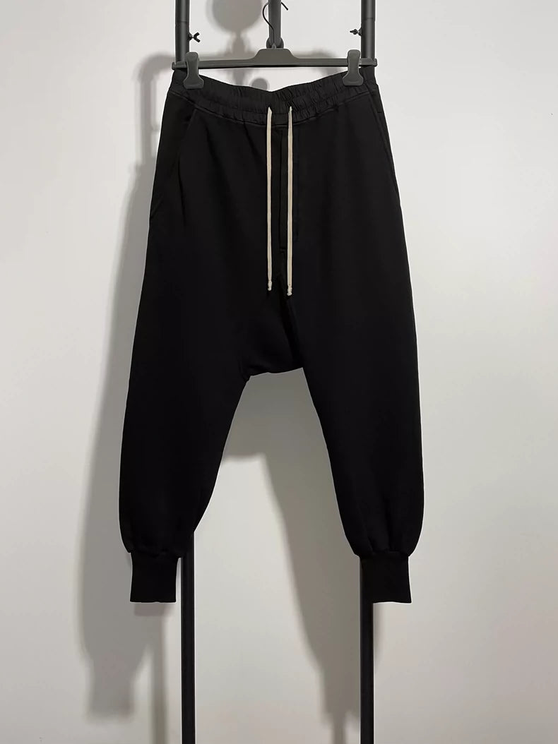 Rick Owens Black Harem Pants