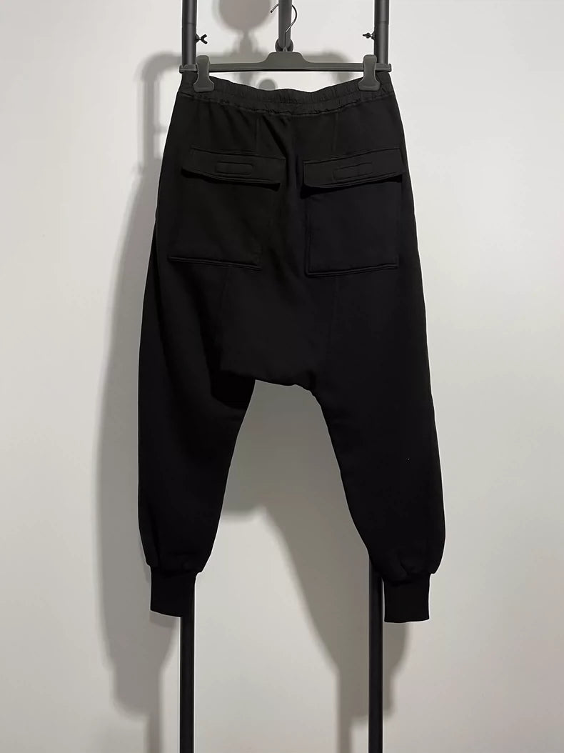 Rick Owens Black Harem Pants