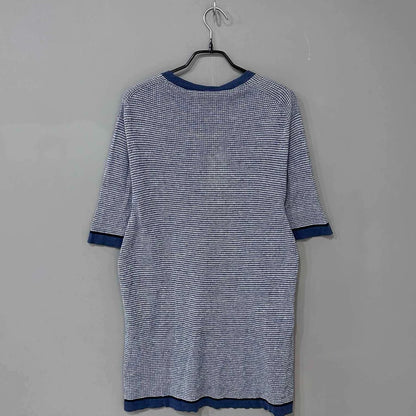 HERMES H Print Knit Short Sleeve Top-yf