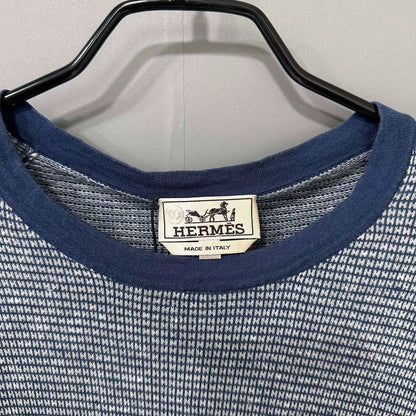 HERMES H Print Knit Short Sleeve Top-yf