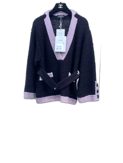 Color Block Knit Sweater by Chanel