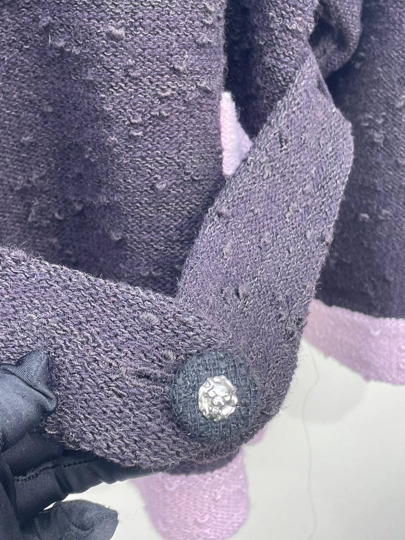 Color Block Knit Sweater by Chanel