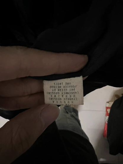 Vintage Prada Black Alpaca Wool Coat