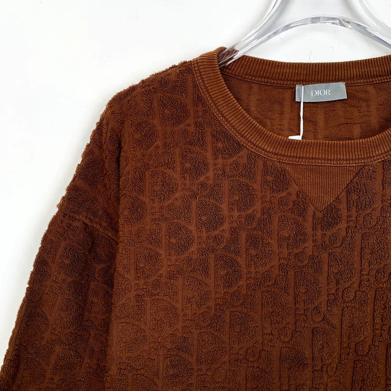 Brown Logo Printed Short Sleeve T-Shirt