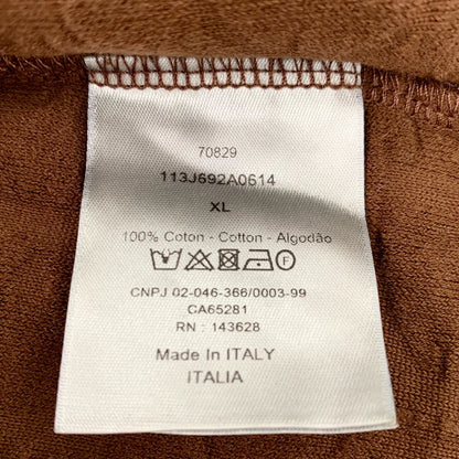 Brown Logo Printed Short Sleeve T-Shirt