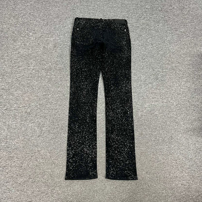 Balenciaga Sparkling Fitted Denim Pants
