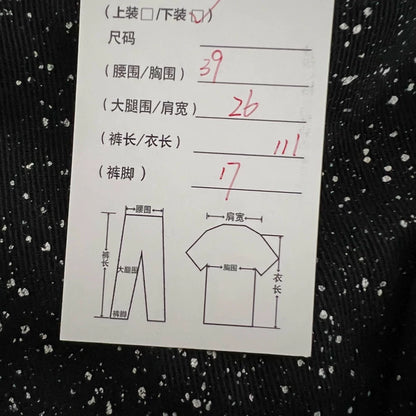 Balenciaga Sparkling Fitted Denim Pants