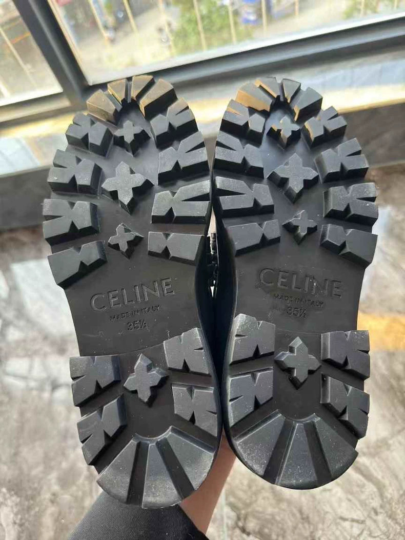 Celine Lock Closure Tassel Loafers