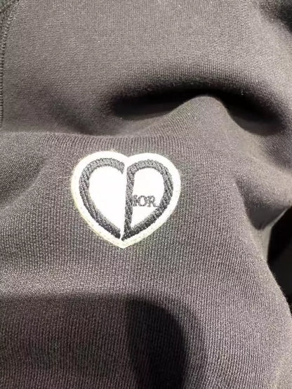 DIOR Crewneck Sweatshirt in Black Color-zp