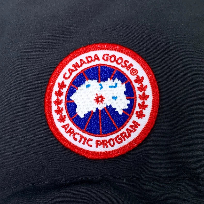 Canada Goose Black Hooded Down Jacket