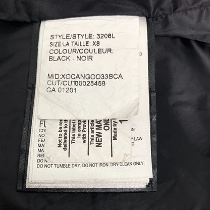 Canada Goose Black Hooded Down Jacket