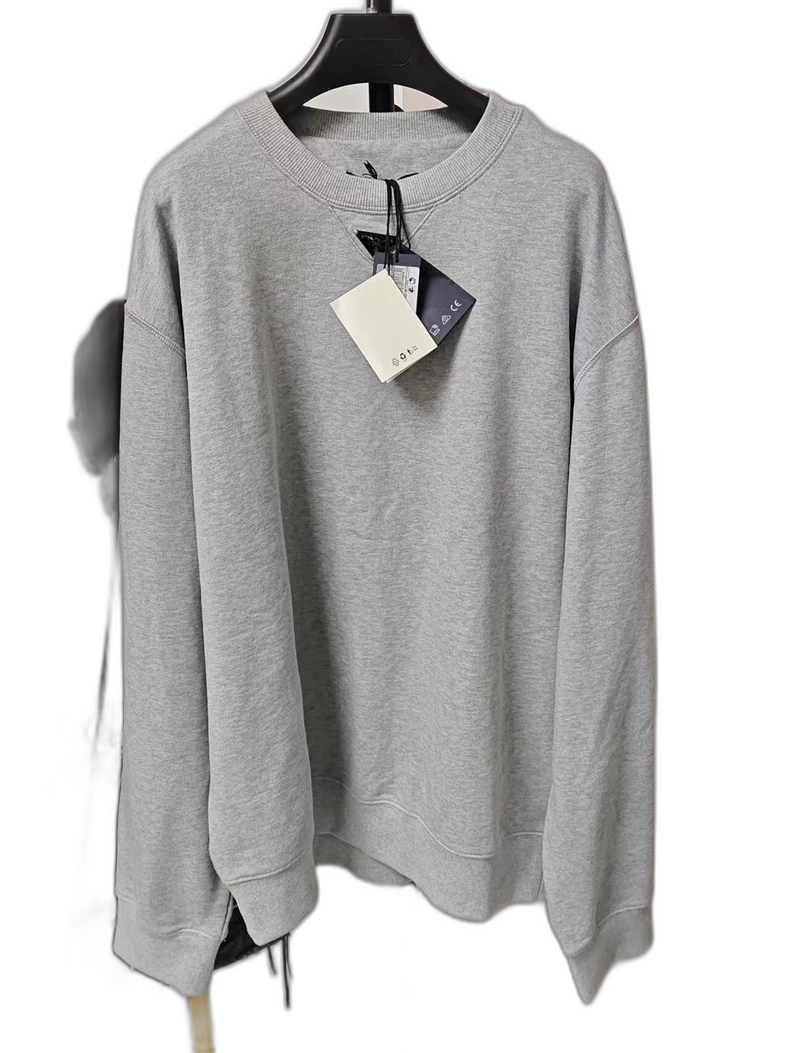 Prada Simple Long Sleeve Sweatshirt with Tag