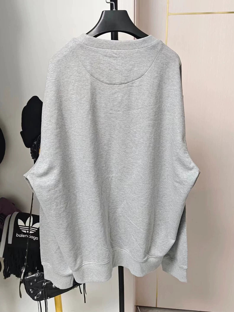 Prada Simple Long Sleeve Sweatshirt with Tag