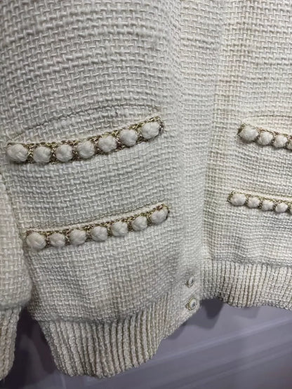 Chanel Woven Pocket Jacket