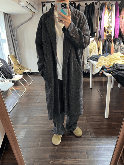 Ziggy Chen oversized wool coat - DMC