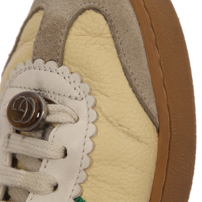 Gucci Leather and Suede Women's Sneakers 0079