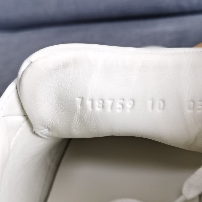 Gucci Ace Low-Top Sneakers in White and Gray 0079