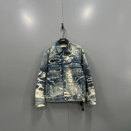 Givenchy Blue Denim Jacket for Men 0089