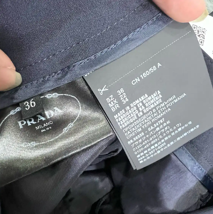 Prada Gray Cotton Casual Pants for Men