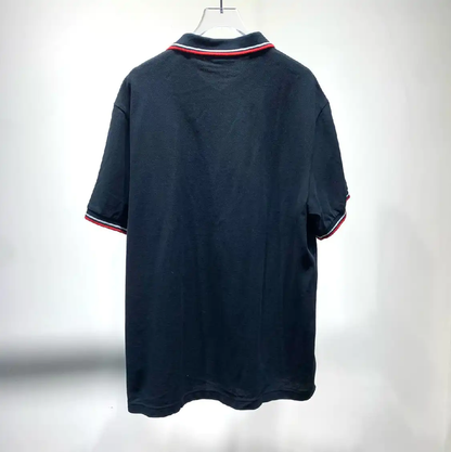 Prada Black Cotton Polo Shirt for Men