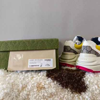 Gucci Rhyton Monogram Low-Top Sneakers for Men 0079