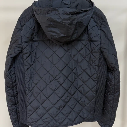 Prada Men's Dark Gray Quilted Jacket