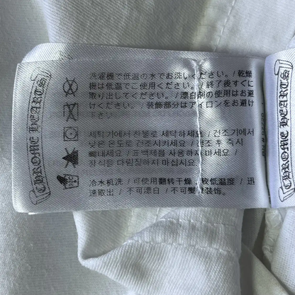 Chrome Hearts White Short Sleeve T-Shirt 0089