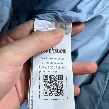 Stone Island Men's Light Blue Down Jacket 0089