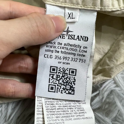 Stone Island Off-White Cotton Men's Jacket 0089