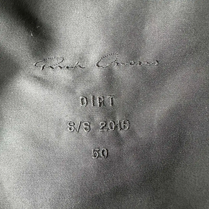 Rick Owens Men's Black Nylon Spring Autumn Jacket 0089