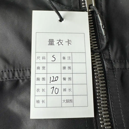 Rick Owens Men's Black Nylon Spring Autumn Jacket 0089