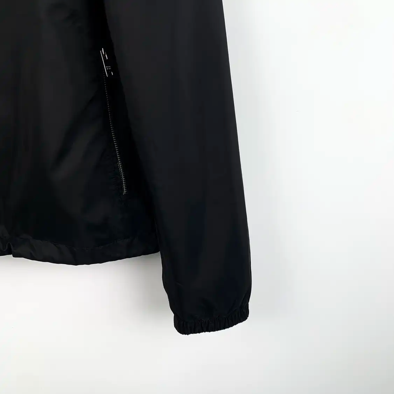 Prada Black Men's Outerwear Jacket Size XL