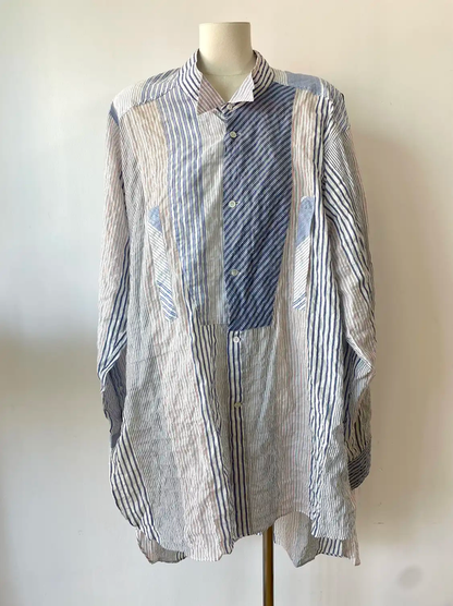 Loewe Multi-Striped Cotton Long Sleeve Shirt 0089