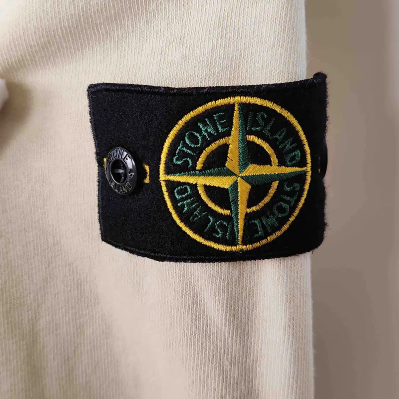 Stone Island Men's Light Yellow Cotton Jacket 0089