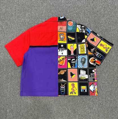 Prada Colorful Cotton Shirt for Men