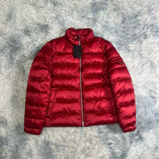 Prada Red Men's Puffer Jacket