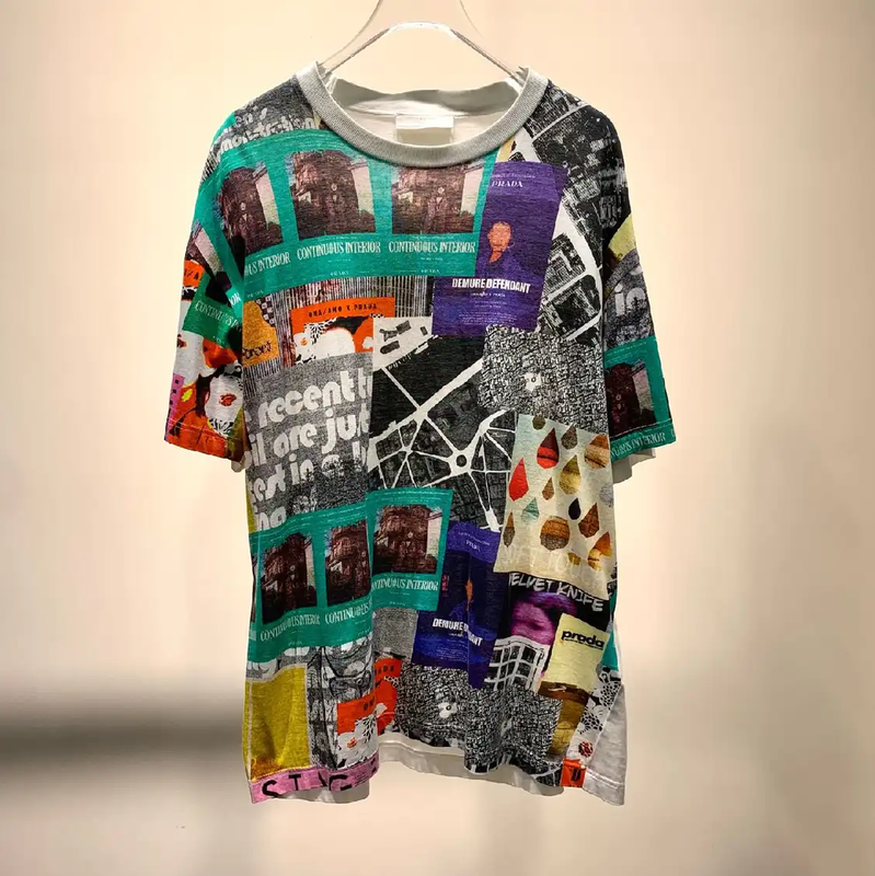 Prada Multicolored Cotton Men's T-Shirt XL