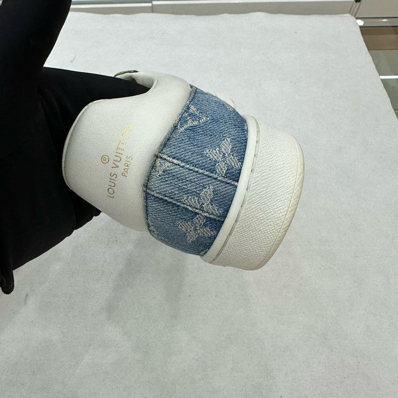 Louis Vuitton Luxembourg Denim Sneakers for Men 0079