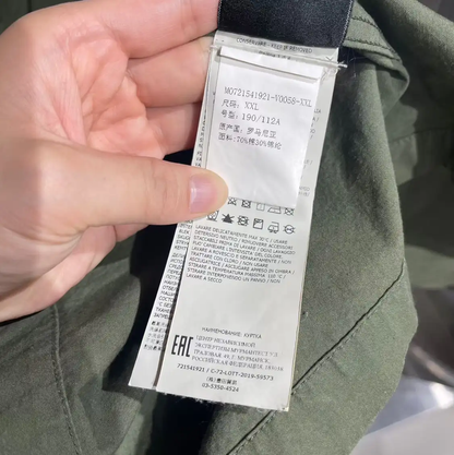 Stone Island Military Green Cotton Men's Jacket 0089