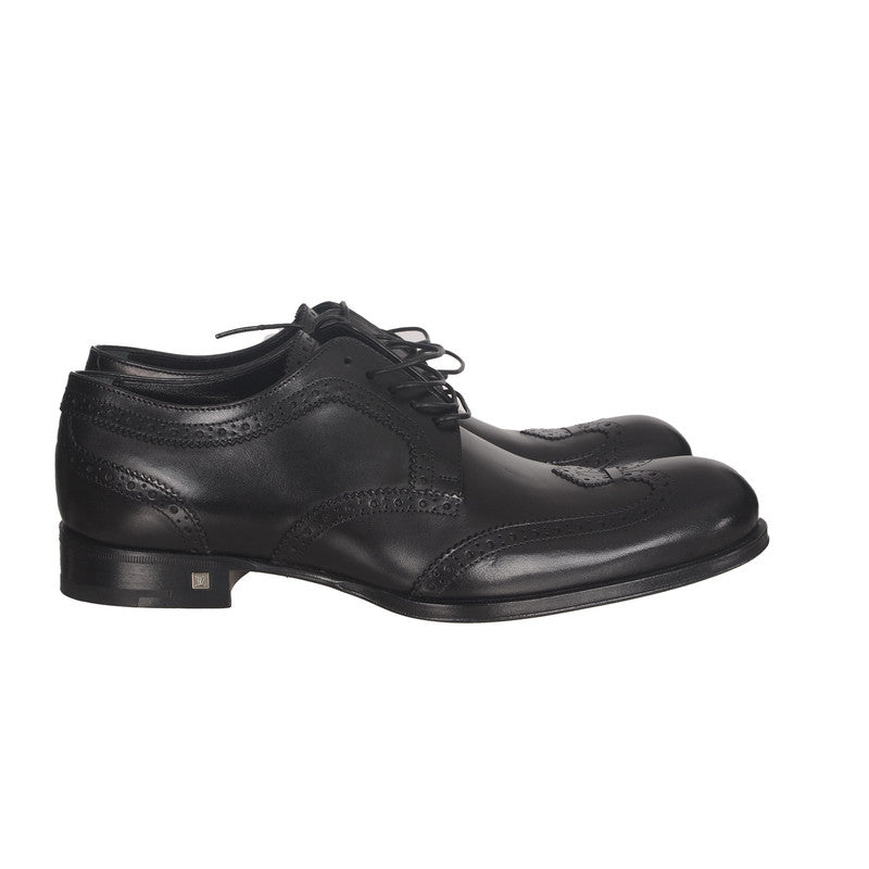 Louis Vuitton Stylish Black Casual Leather Shoes 0079